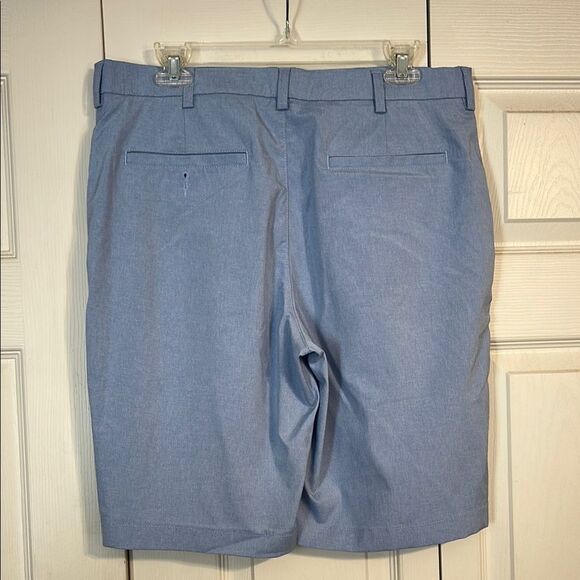 PGA TOUR Size 34 Classic Blue Flat Front Shorts Golf Athleisure Coastal Stretch - Picture 4 of 7